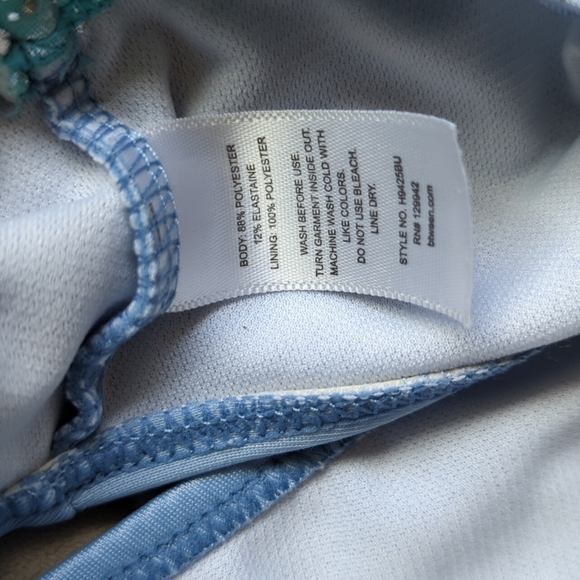 Basically by Btween Girls Size 6 Bikini Set Shiny Strappy Scales mermaid - Picture 8 of 8